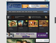 Tablet Screenshot of cinespider.com
